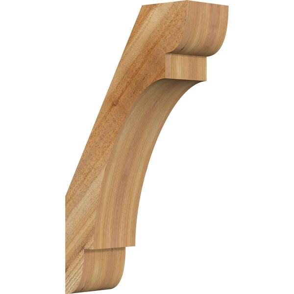 Ekena Millwork 6"W x 16"D x 28"H Olympic Rough Sawn Knee Brace, Western Red Cedar BRC06X16X28OLY00RWR - main